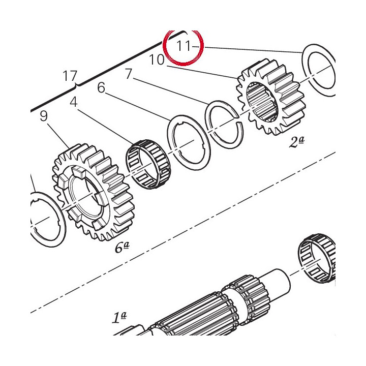 Rondelle de butee — réf. 71310141E | Ducati Store