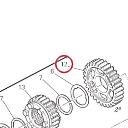 Engrenage entraine 2Me — réf. 17214521A | Ducati Store