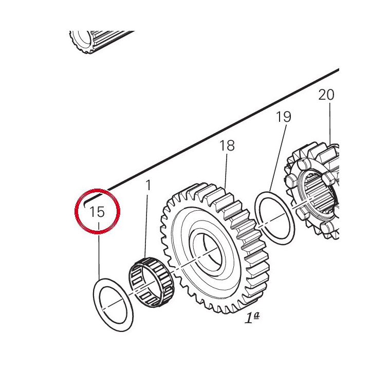 Rondelle de butee — réf. 71312661A | Ducati Store