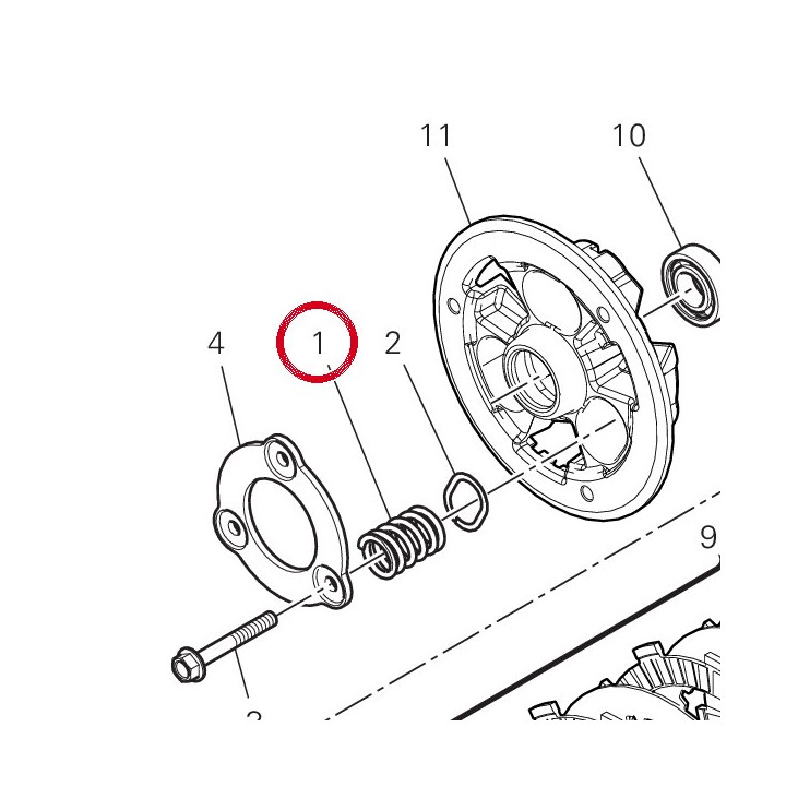Ressort 79710891A — réf. 79710891A | Ducati Store