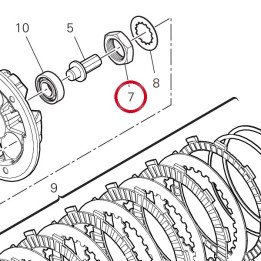 Ecrou 75010781A — réf. 75010781A | Ducati Store