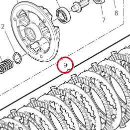Jeu disques embrayage — réf. 19020591A | Ducati Store