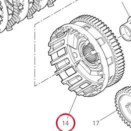 Cloche embrayage complète — réf. 19820661A | Ducati Store