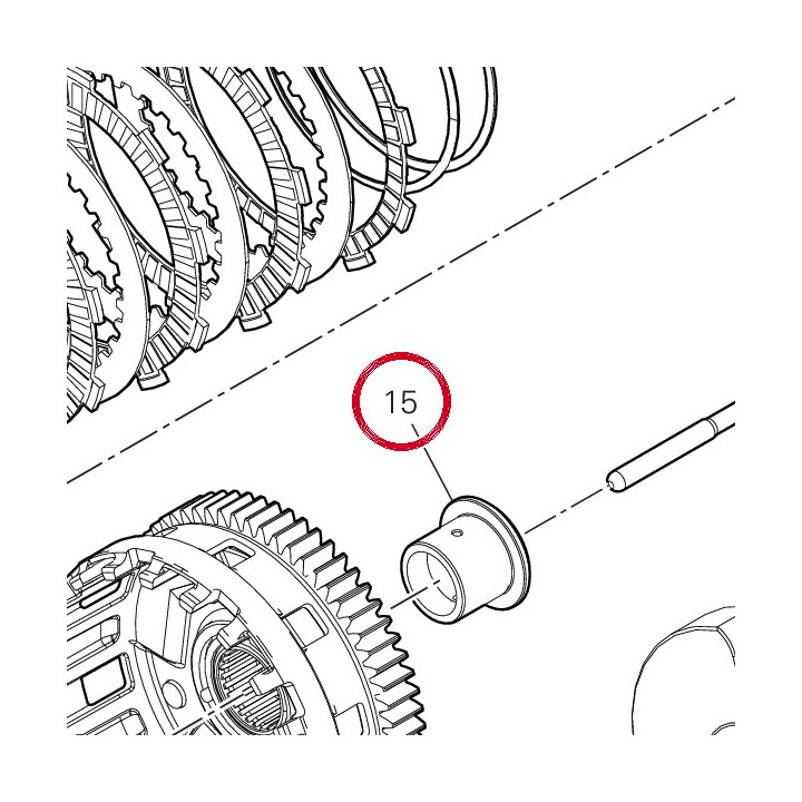 Entretoise 71315901A — réf. 71315901A | Ducati Store