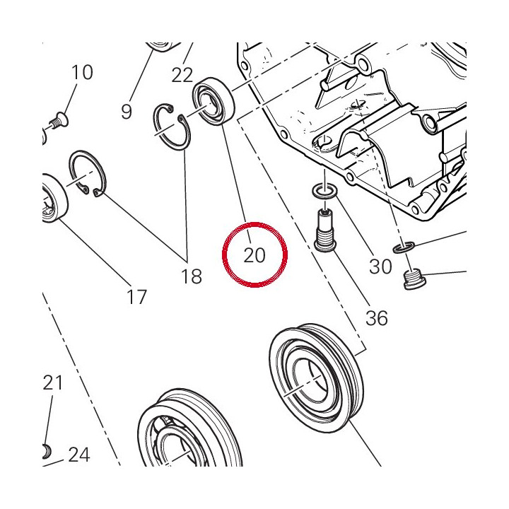 Roulement à billes 6003 tn9 — réf. 70250081A | Ducati Store