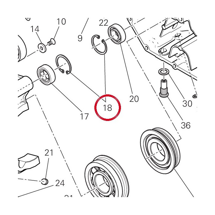 Circlip 735033380 — réf. 735033380 | Ducati Store