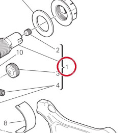 Arbre moteur comp. — réf. 14621923AR | Ducati Store