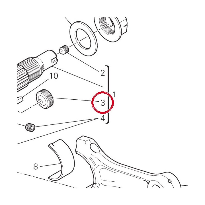Bouchon fileté 78010161B — réf. 78010161B | Ducati Store