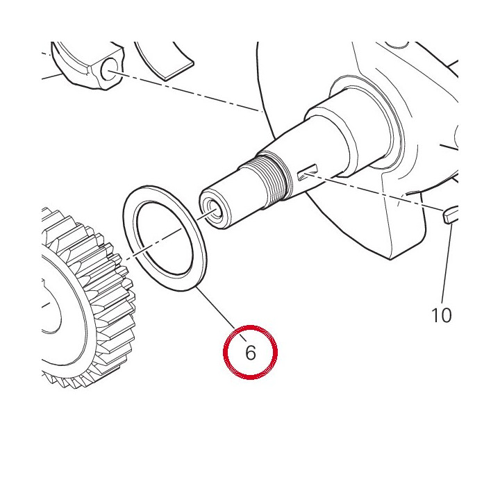 Rondelle de butee 50X35X2.4 — réf. 85212881K | Ducati Store