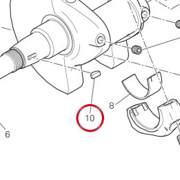 Clavette, Demi-Lune — réf. 68010131A | Ducati Store