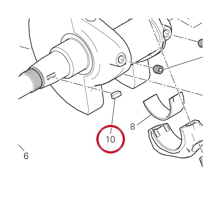 Clavette, Demi-Lune — réf. 68010131A | Ducati Store