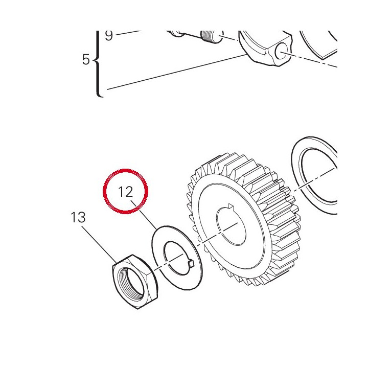 Rondelle blocage 85110191A — réf. 85110191A | Ducati Store