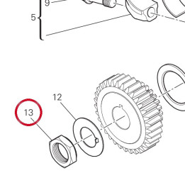 Ecrou 75011611A — réf. 75011611A | Ducati Store