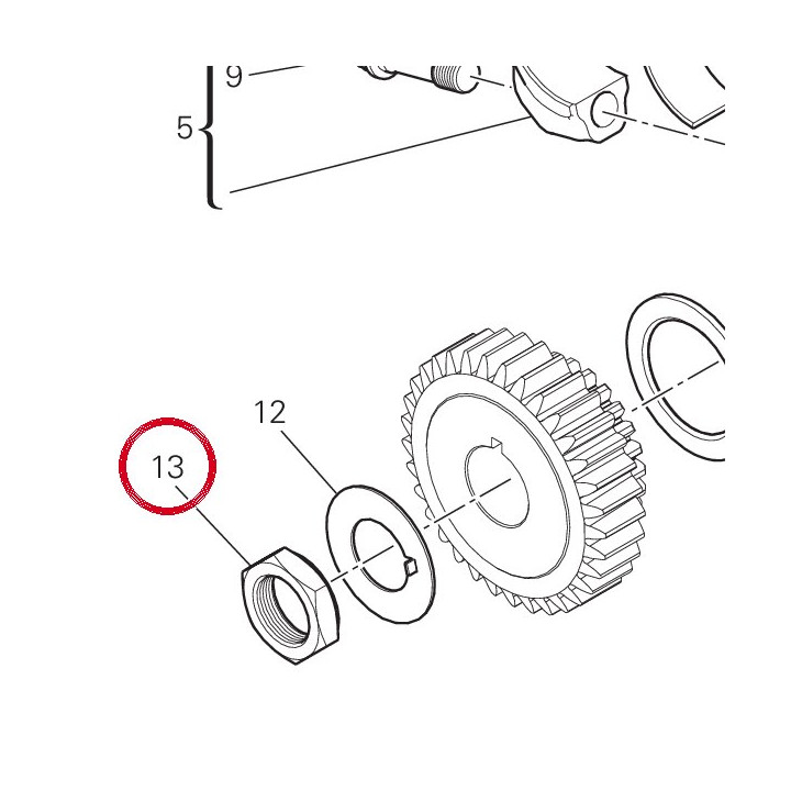 Ecrou 75011611A — réf. 75011611A | Ducati Store