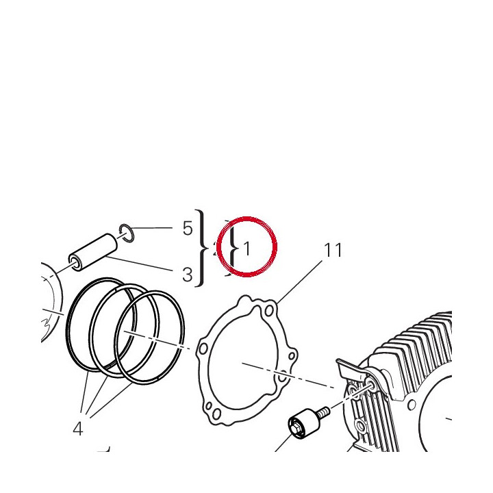 Couplage cylindre — réf. 12022922AB | Ducati Store