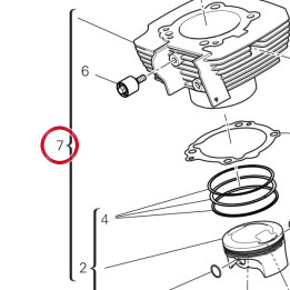 Couplage cylindre — réf. 12022912AB | Ducati Store