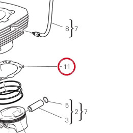 Joint cylindre carter — réf. 78610851A | Ducati Store