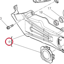 Couvercle de courroie — réf. 24521931C | Ducati Store
