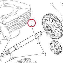 Arbre de renvoi 147Z0011A — réf. 147Z0011A | Ducati Store