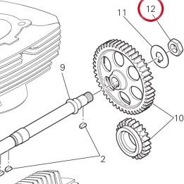 Écrou M14X1X7 75011601A — réf. 75011601A | Ducati Store