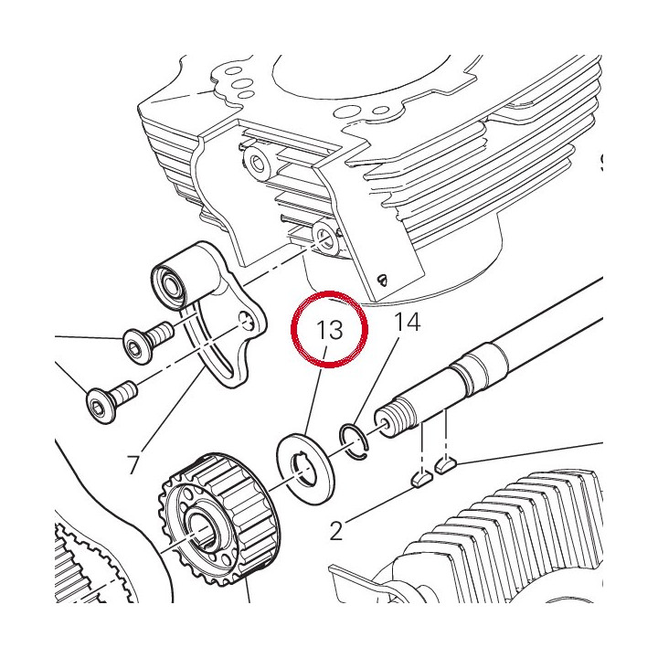 Entretoise 71610732A — réf. 71610732A | Ducati Store
