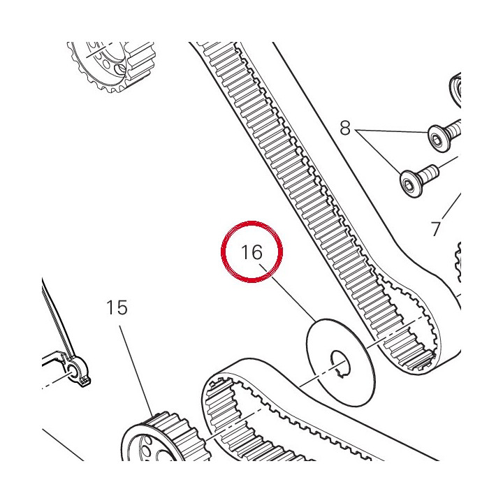 Rosette division poulies — réf. 85610623A | Ducati Store