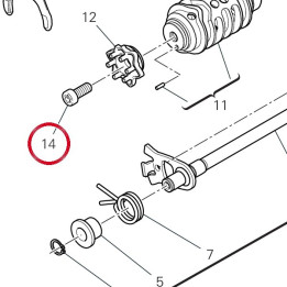 Vis tcei M8X40 77151298B — réf. 77151298B | Ducati Store