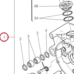 Assieme carter completo — réf. 225P0253A | Ducati Store