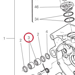 Douille à aiguilles — réf. 70140681A | Ducati Store