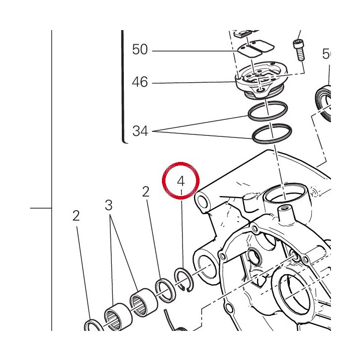 Anneau arret 88440531A — réf. 88440531A | Ducati Store