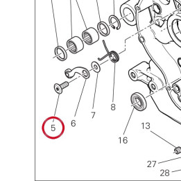 Vis M8X21.5 77910391A — réf. 77910391A | Ducati Store