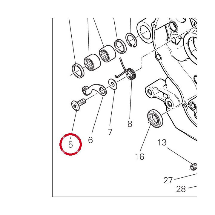 Vis M8X21.5 77910391A — réf. 77910391A | Ducati Store