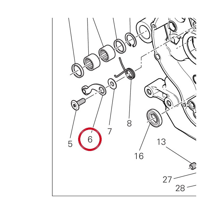 Cliquet complète 45520192A — réf. 45520192A | Ducati Store
