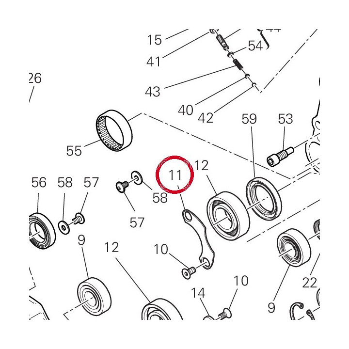 Plaque arret 036749275 — réf. 036749275 | Ducati Store