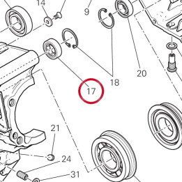 Roulement 70242261A — réf. 70242261A | Ducati Store