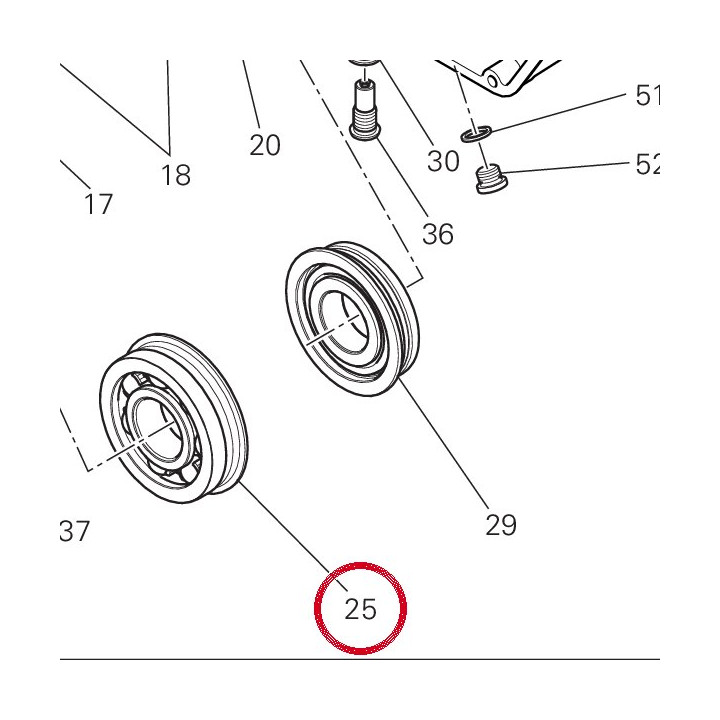 Roulement 35X85X23 70240932A — réf. 70240932A | Ducati Store