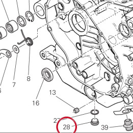 Bouchon fileté M15X1 — réf. 77911982A | Ducati Store