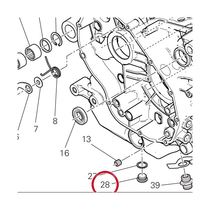 Bouchon fileté M15X1 — réf. 77911982A | Ducati Store