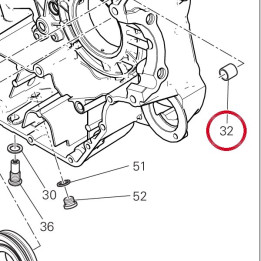 Goujon de référence — réf. 71110951A | Ducati Store