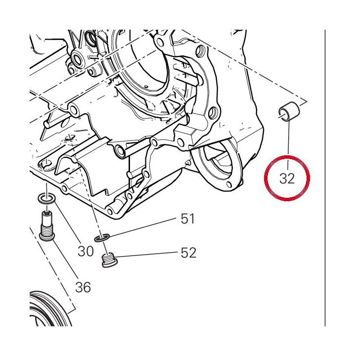 Goujon de référence — réf. 71110951A | Ducati Store