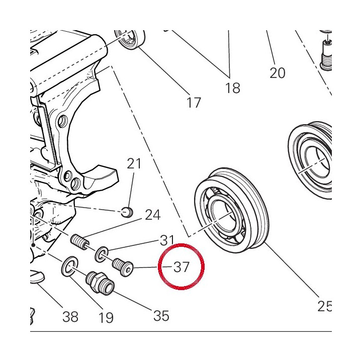 Vis tcei M10X1.5X16 — réf. 77911622A | Ducati Store