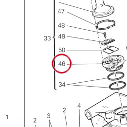 Support soupape clapet — réf. 59310601B | Ducati Store