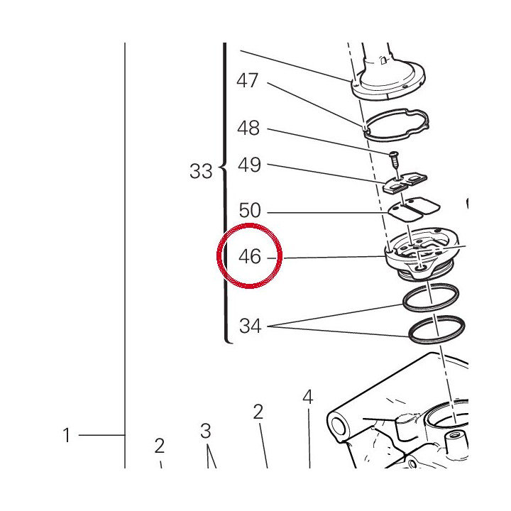 Support soupape clapet — réf. 59310601B | Ducati Store