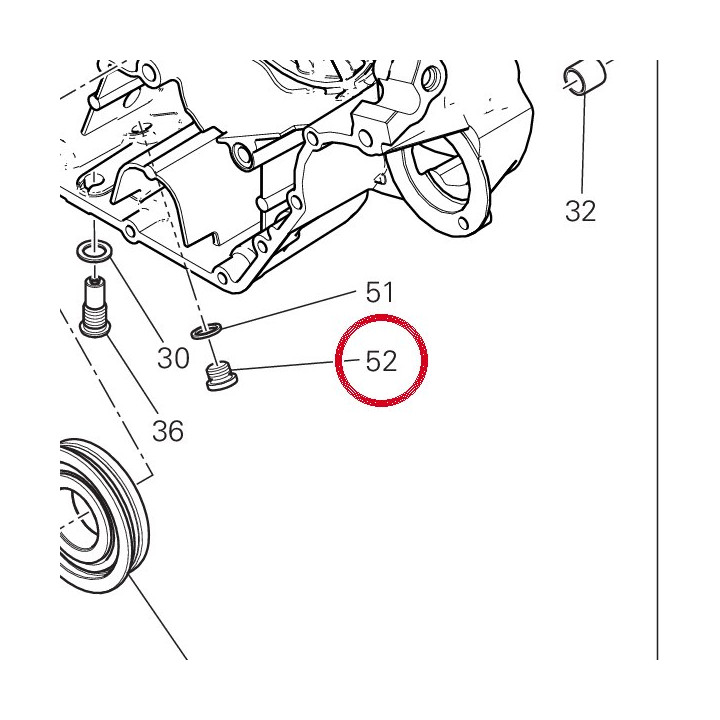 Vis M12X1 77910262A — réf. 77910262A | Ducati Store