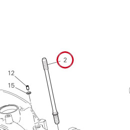Goujon fixation cylindre — réf. 76610671C | Ducati Store