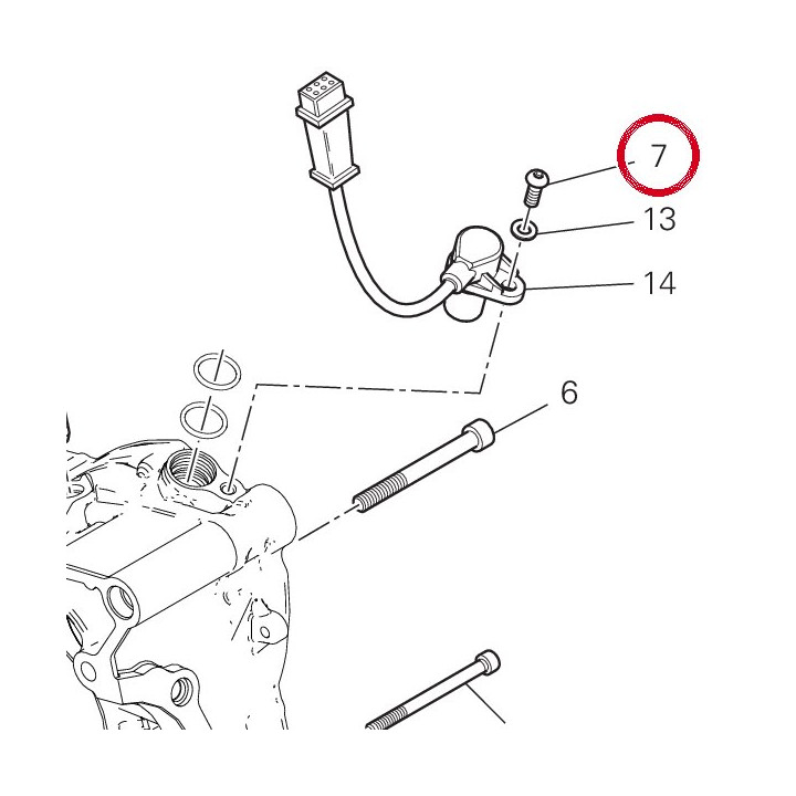 Vis tbei M6X16 77550211A — réf. 77550211A | Ducati Store
