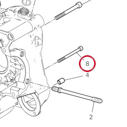 Vis tcei M6X75 77150808B — réf. 77150808B | Ducati Store