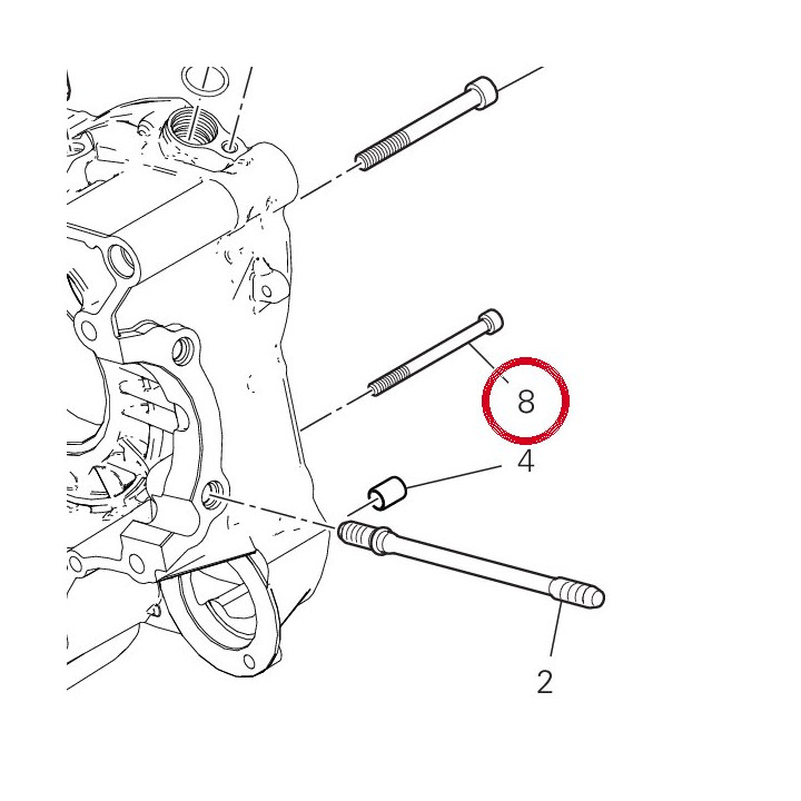 Vis tcei M6X75 77150808B — réf. 77150808B | Ducati Store