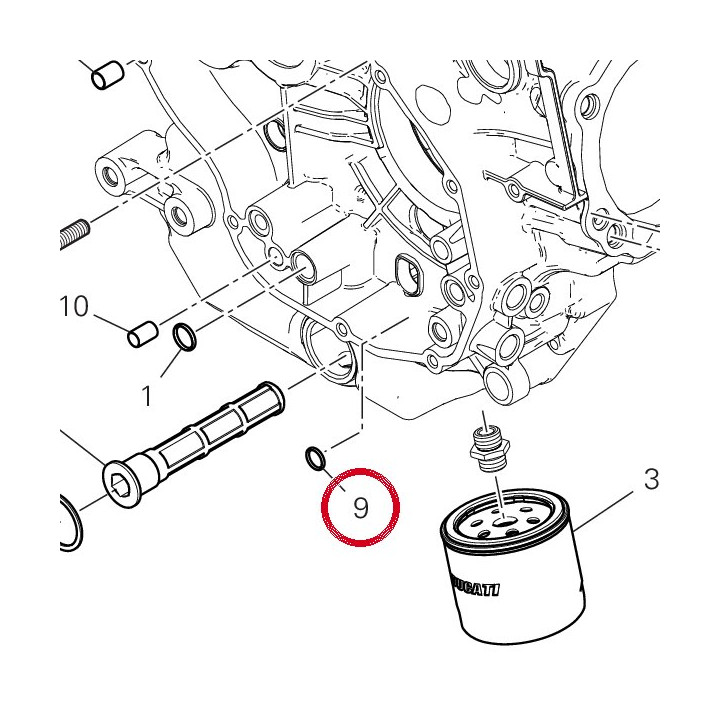 Joint torique 88641321A — réf. 88641321A | Ducati Store