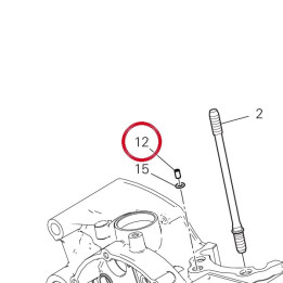 Goujon de référence — réf. 71111281A | Ducati Store